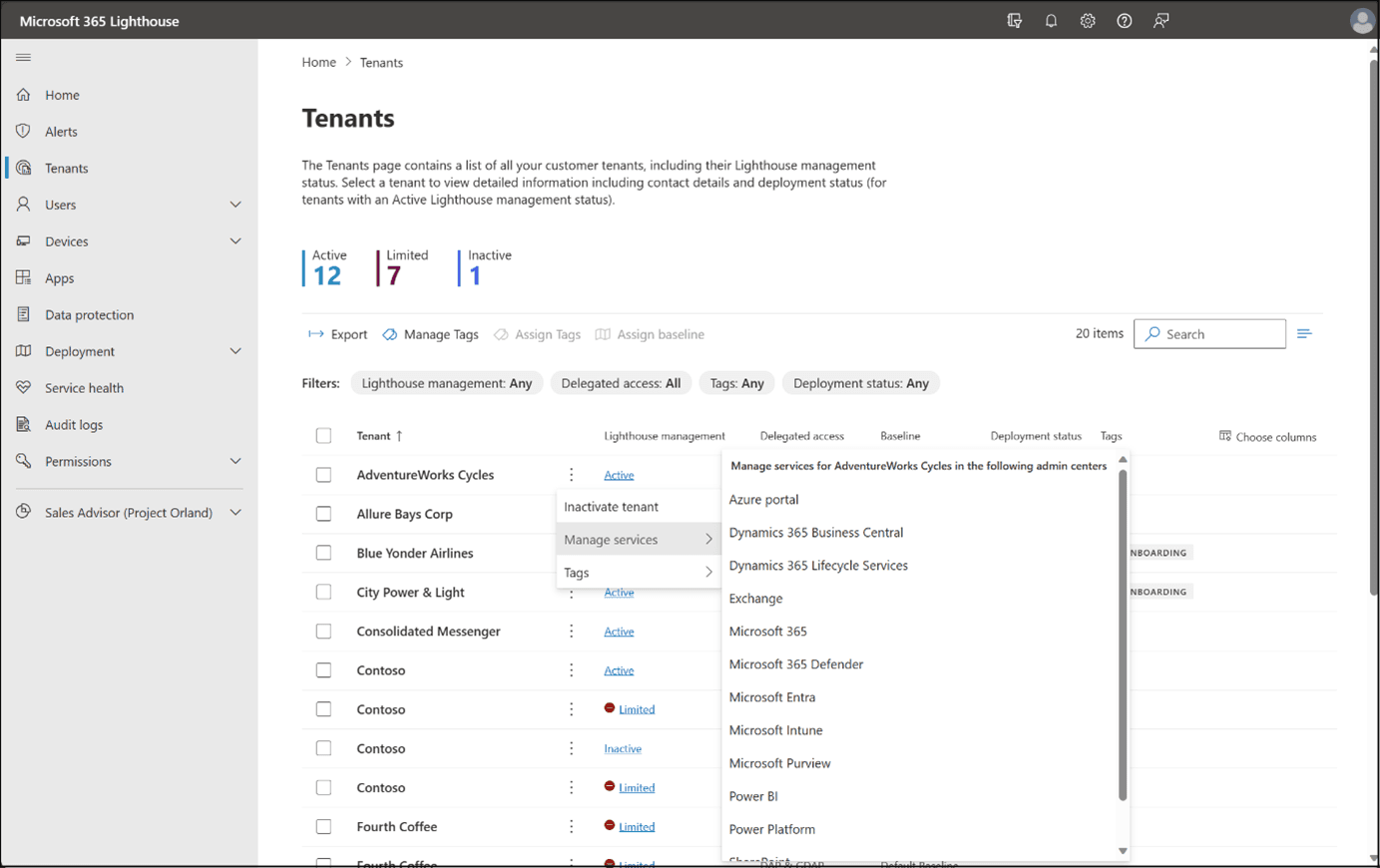 Microsoft Lighthouse GDAP Configuration