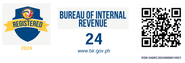 BIR Registration Seal Badge: YenkoDev is registered with the Bureau of Internal Revenue
